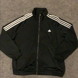 Adidas black track jacket xxl